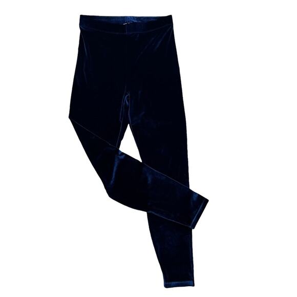 Fabletics Emma Velour Legging In Large Deep Navy - Picture 4 of 8